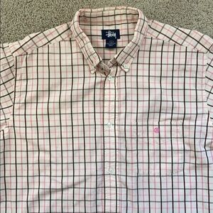 Stussy Large Checkered button up.